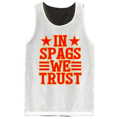 In Spags We Trust Trending Design Mesh Reversible Basketball Jersey Tank