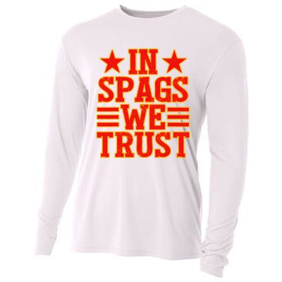 In Spags We Trust Trending Design Cooling Performance Long Sleeve Crew