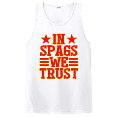 In Spags We Trust Trending Design PosiCharge Competitor Tank