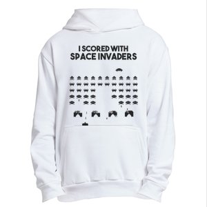 I Scored With Space Invaders Retro Gaming Design Urban Pullover Hoodie