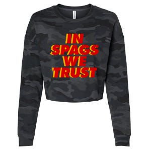 In Spags We Trust Cropped Pullover Crew