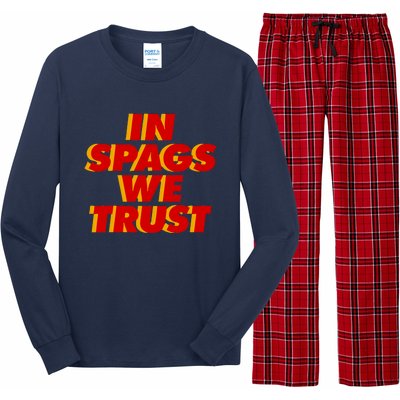 In Spags We Trust Long Sleeve Pajama Set