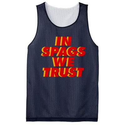 In Spags We Trust Mesh Reversible Basketball Jersey Tank