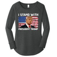 I Stand With President Trump MaraLago Trump Support Women's Perfect Tri Tunic Long Sleeve Shirt