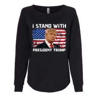 I Stand With President Trump MaraLago Trump Support Womens California Wash Sweatshirt