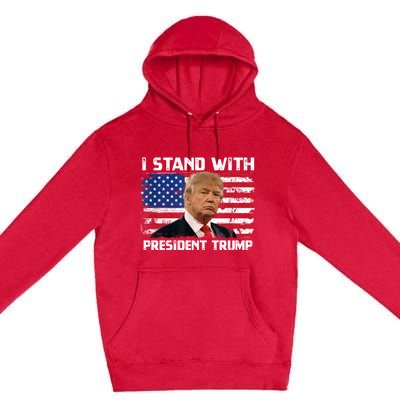 I Stand With President Trump MaraLago Trump Support Premium Pullover Hoodie