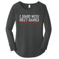 I Stand With Riley Gaines Save Womens Sports Women's Perfect Tri Tunic Long Sleeve Shirt