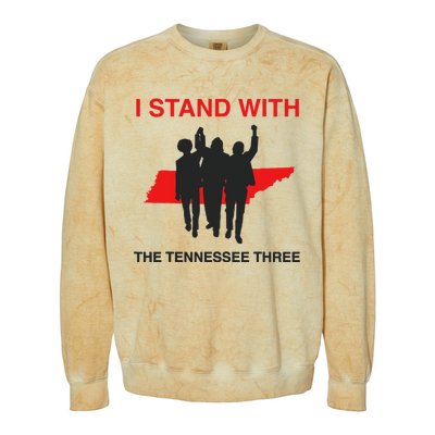 I STAND WITH THE TENNESSEE THREE Colorblast Crewneck Sweatshirt