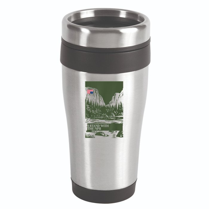 I Stand With The Nps National Park Support Park Rangers 16oz Travel Tumbler