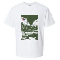 I Stand With The Nps National Park Support Park Rangers Sueded Cloud Jersey T-Shirt
