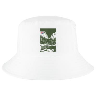 I Stand With The Nps National Park Support Park Rangers Cool Comfort Performance Bucket Hat