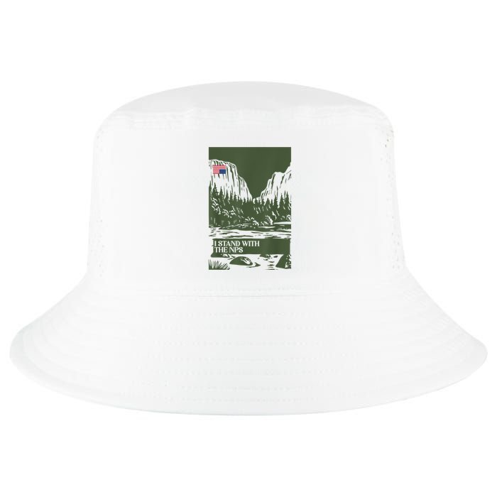 I Stand With The Nps National Park Support Park Rangers Cool Comfort Performance Bucket Hat