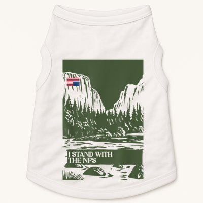 I Stand With The Nps National Park Support Park Rangers Doggie Tank