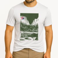 I Stand With The Nps National Park Support Park Rangers Cooling Performance Crew T-Shirt