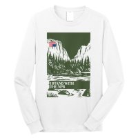 I Stand With The Nps National Park Support Park Rangers Long Sleeve Shirt