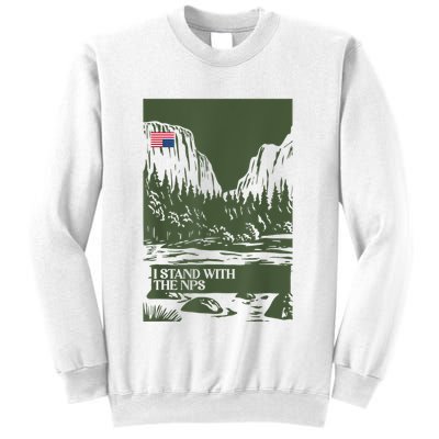 I Stand With The Nps National Park Support Park Rangers Sweatshirt