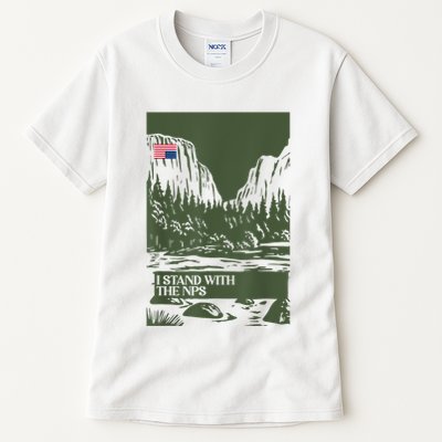 I Stand With The Nps National Park Support Park Rangers Tall T-Shirt