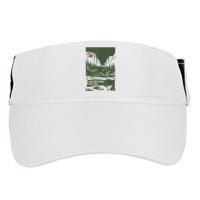 I Stand With The Nps National Park Support Park Rangers Adult Drive Performance Visor