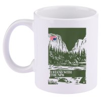 I Stand With The Nps National Park Support Park Rangers 11oz C Handle Ceramic Mug