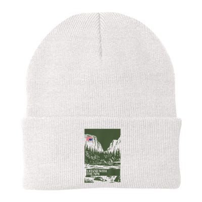 I Stand With The Nps National Park Support Park Rangers Beanie