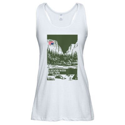 I Stand With The Nps National Park Support Park Rangers Ladies Essential Flowy Tank