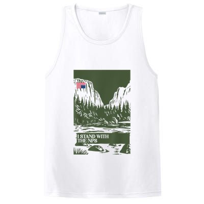 I Stand With The Nps National Park Support Park Rangers PosiCharge Competitor Tank
