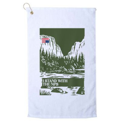 I Stand With The Nps National Park Support Park Rangers Golf Towel
