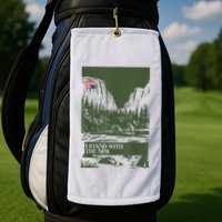 I Stand With The Nps National Park Support Park Rangers Golf Towel