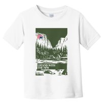 I Stand With The Nps National Park Support Park Rangers Toddler T-Shirt