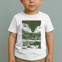 I Stand With The Nps National Park Support Park Rangers Toddler T-Shirt