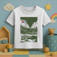I Stand With The Nps National Park Support Park Rangers Toddler T-Shirt