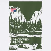 I Stand With The Nps National Park Support Park Rangers Toddler T-Shirt