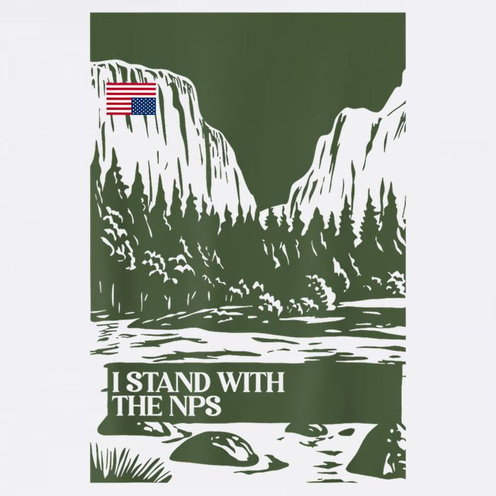 I Stand With The Nps National Park Support Park Rangers Toddler T-Shirt