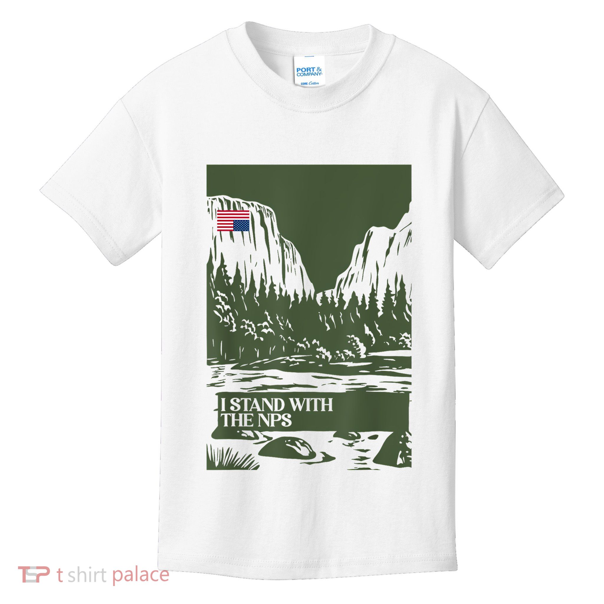 I Stand With The Nps National Park Support Park Rangers Kids T-Shirt