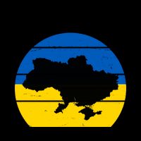 I Stand With Ukraine Ukrainian Map Bucket Hat