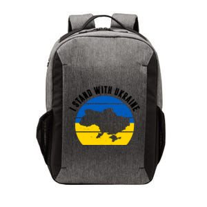 I Stand With Ukraine Ukrainian Map Vector Backpack