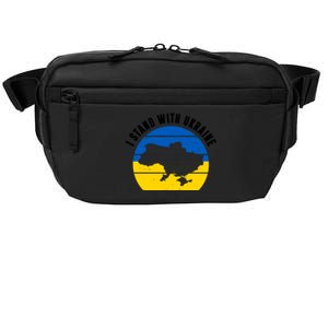 I Stand With Ukraine Ukrainian Map Crossbody Pack