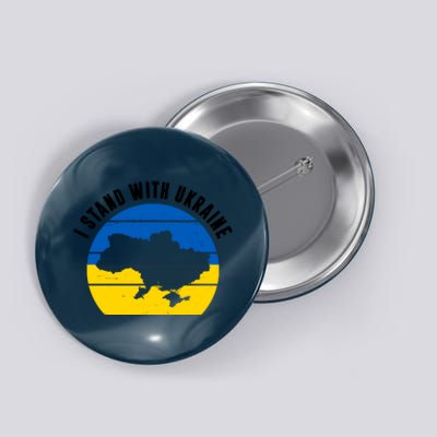 I Stand With Ukraine Ukrainian Map Button