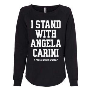 I Stand With Angela Carini Boxer Protect Female Boxing Premium Womens California Wash Sweatshirt