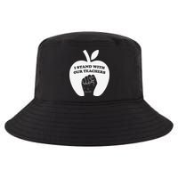 I Stand With Our Teachers & Stand Against Book Banning! Cool Comfort Performance Bucket Hat