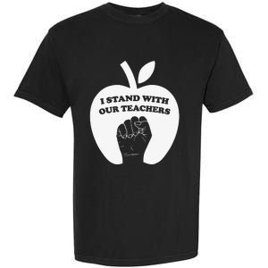 I Stand With Our Teachers & Stand Against Book Banning! Garment-Dyed Heavyweight T-Shirt