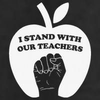 I Stand With Our Teachers & Stand Against Book Banning! 7 Panel Mesh Trucker Snapback Hat