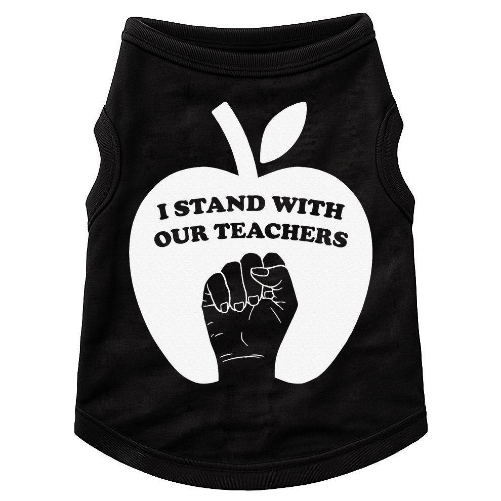 I Stand With Our Teachers & Stand Against Book Banning! Doggie Tank