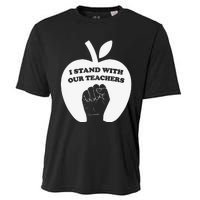 I Stand With Our Teachers & Stand Against Book Banning! Cooling Performance Crew T-Shirt