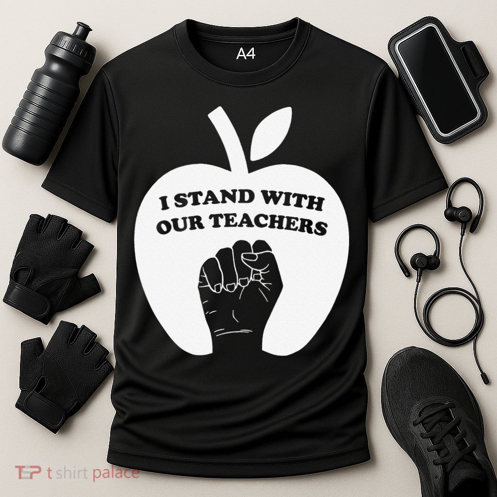 I Stand With Our Teachers & Stand Against Book Banning! Performance Shirt