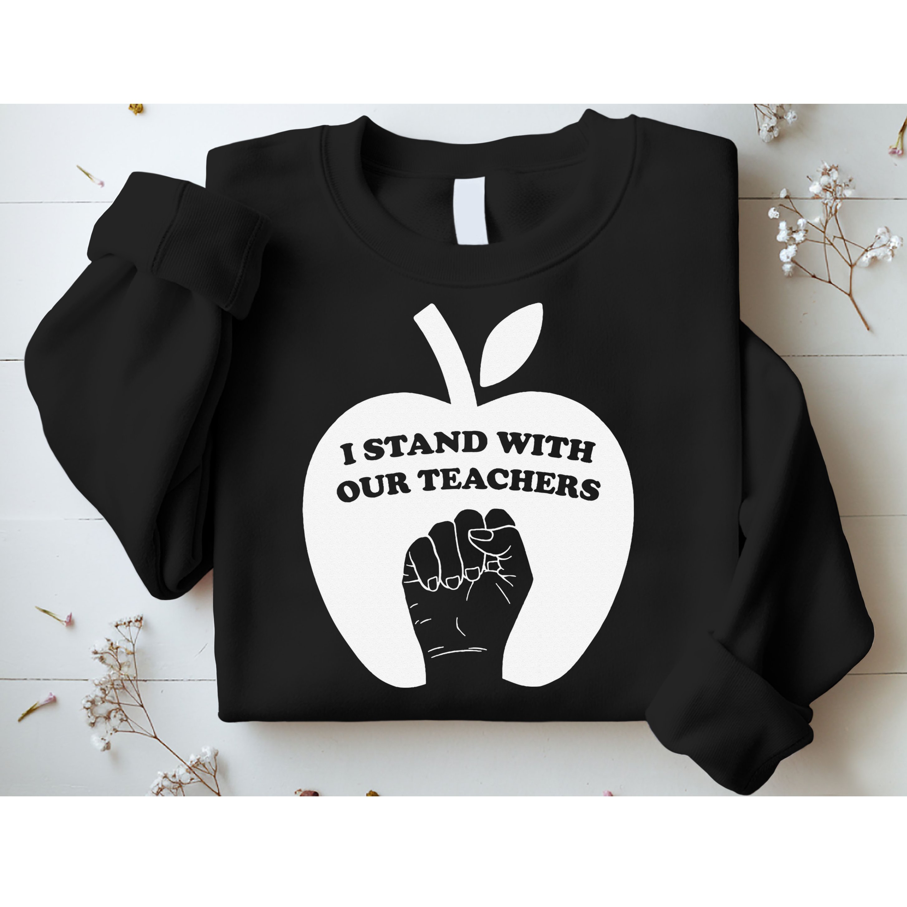 I Stand With Our Teachers & Stand Against Book Banning! Sweatshirt