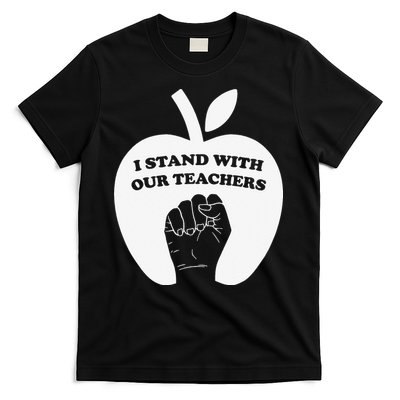 I Stand With Our Teachers & Stand Against Book Banning! T-Shirt