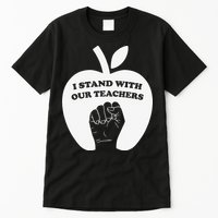 I Stand With Our Teachers & Stand Against Book Banning! Tall T-Shirt