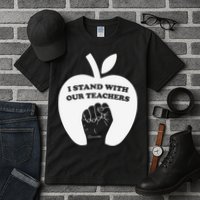 I Stand With Our Teachers & Stand Against Book Banning! Tall T-Shirt