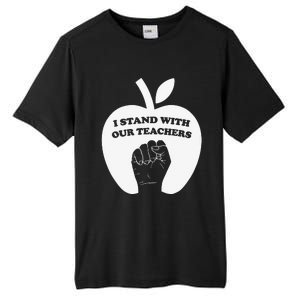 I Stand With Our Teachers & Stand Against Book Banning! Tall Fusion ChromaSoft Performance T-Shirt